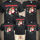 Christmas Family Shirts Santa Elf Christmas Shirts for Family Christmas Matching Custom Personalized Shirts Christmas 2024 Reunion