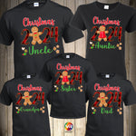 Gingerbread Christmas Family Matching Shirts