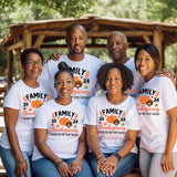 Thanksgiving Family Shirts Turkey Matching Family Custom Personalized Thanksgiving Shirts Gobble Pumpkin pie Turkey Reunion Familiar 2024