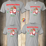 Christmas Family Shirts Santa Elf Christmas Shirts for Family Christmas Matching Custom Personalized Shirts Christmas 2024 Reunion