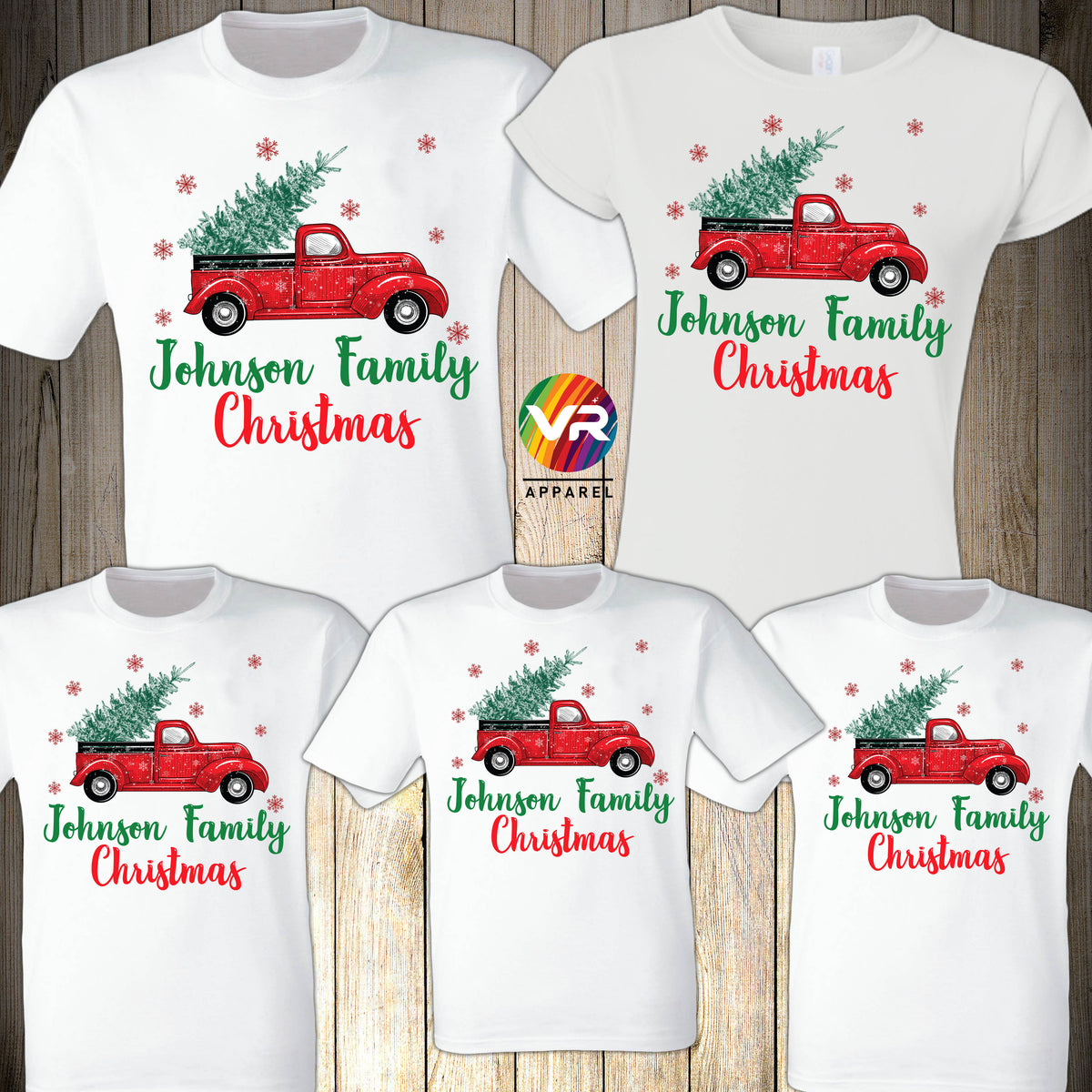 Truck Christmas Family Shirts | X Graphics